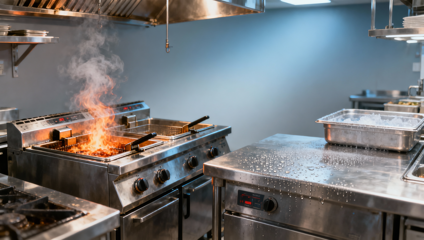 Restaurant kitchen equipment layout errors that increase cross-contamination risk