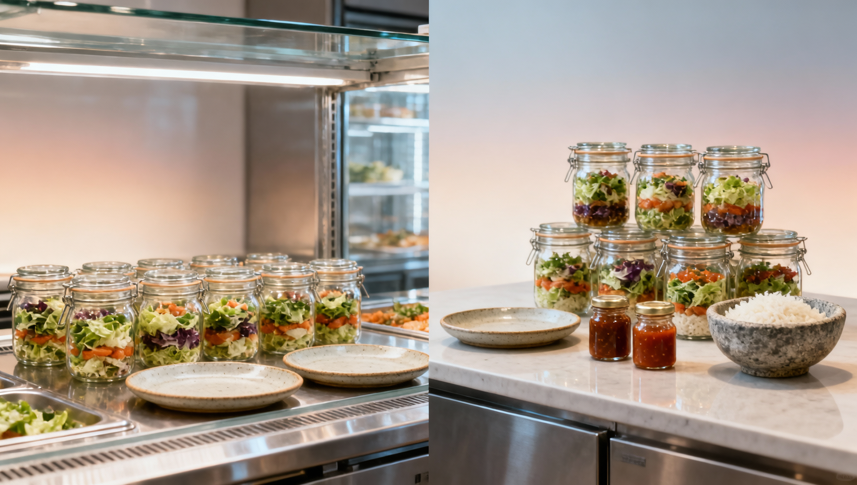 Why are glass salad jars showing up in more meal prep lines? Why are glass salad jars showing up in more meal prep lines?
