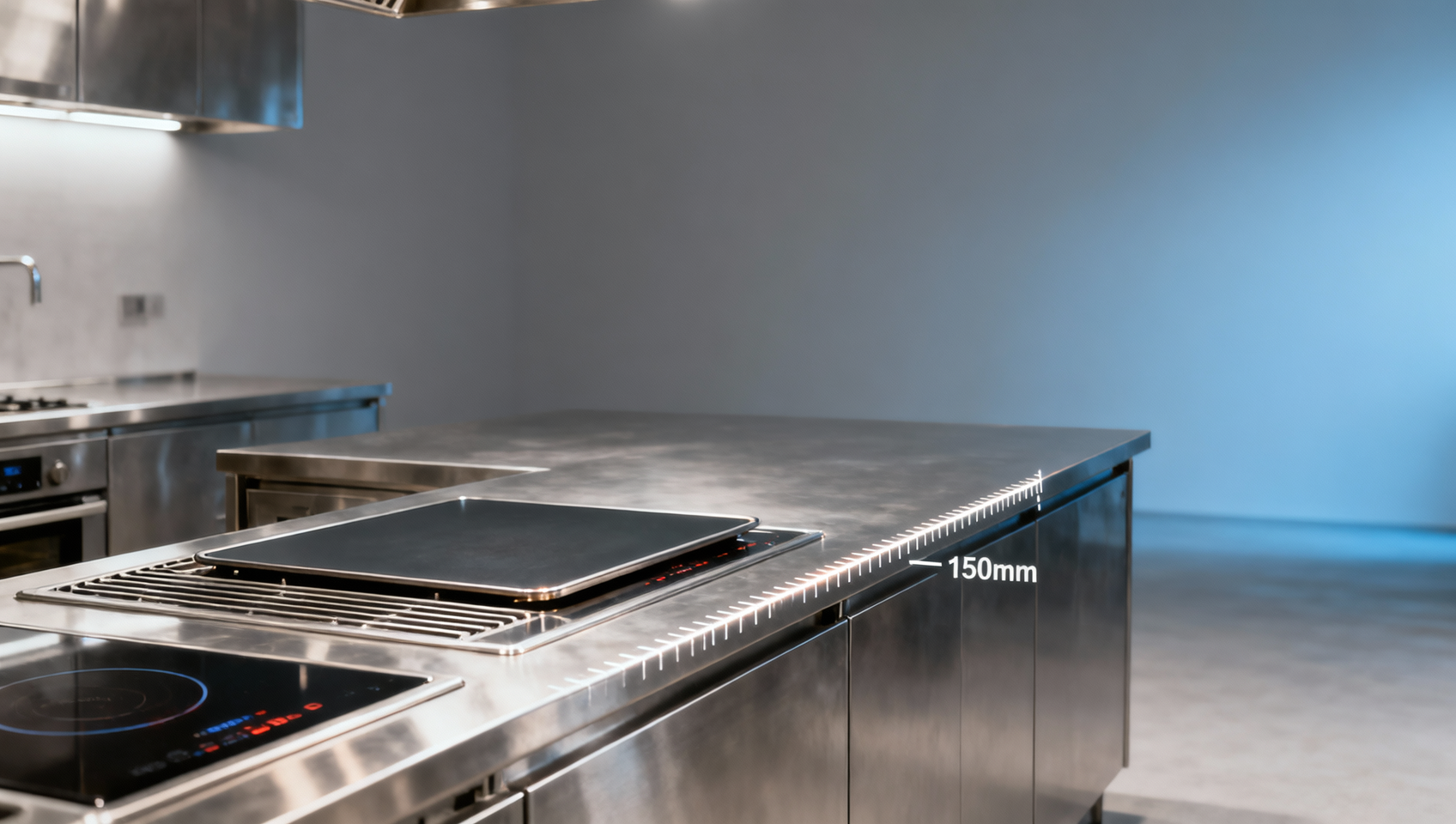 Space-saving restaurant kitchen islands: Can they handle double shifts without overheating?