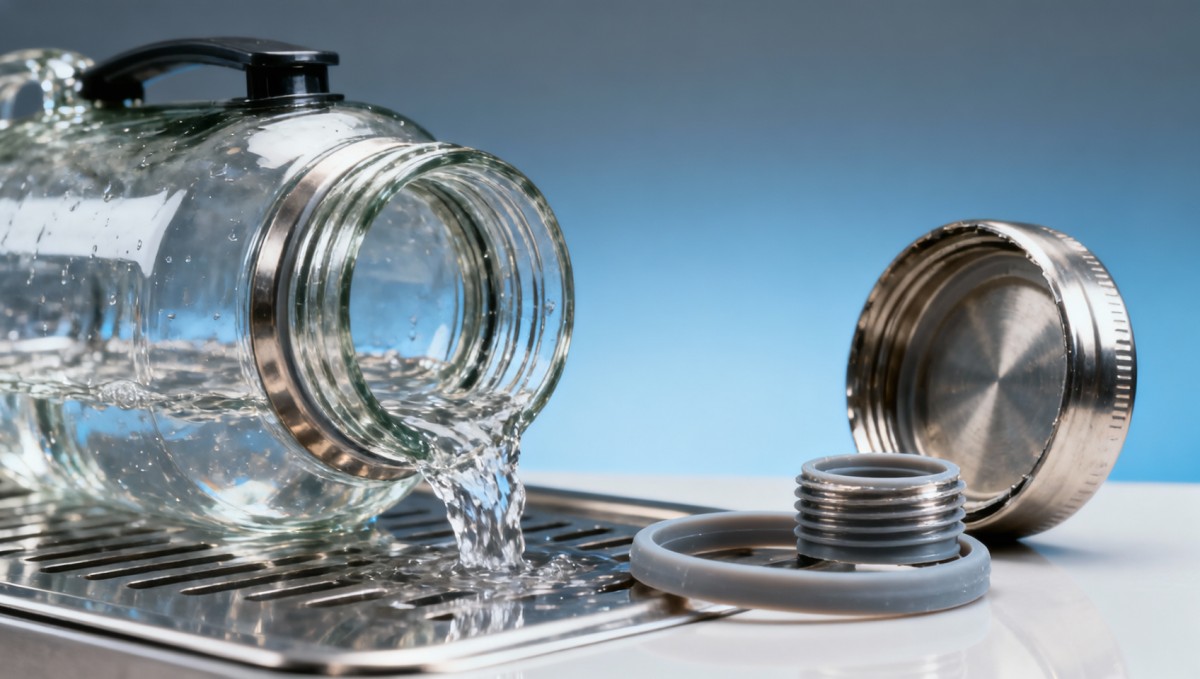 Why glass beverage server lids start leaking over time Why glass beverage server lids start leaking over time