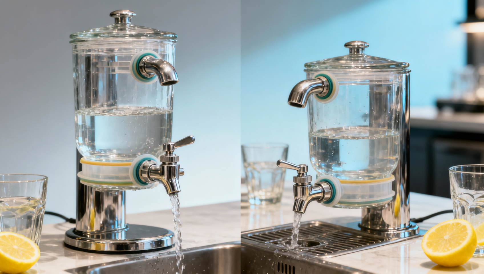 Glass water dispenser spigot problems that ruin daily use