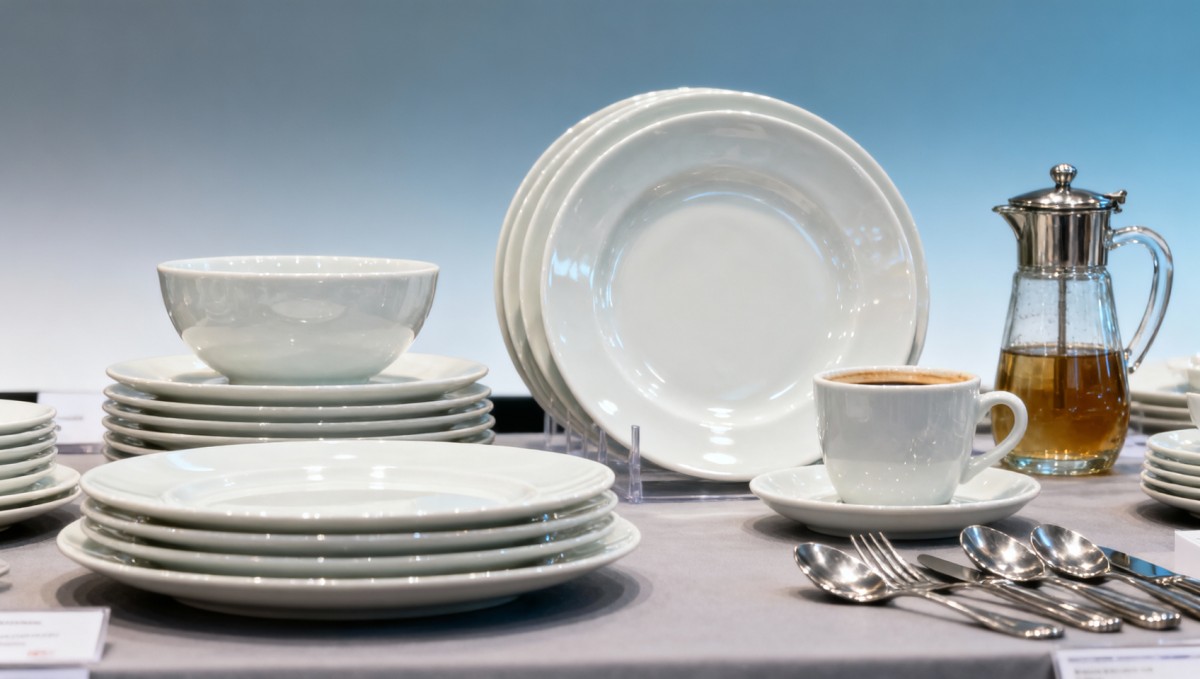 Ceramic plate glazing defects still seen at recent trade shows