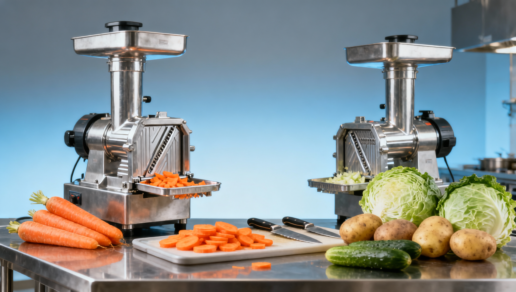 Commercial food processor or batch prep by hand: what changes