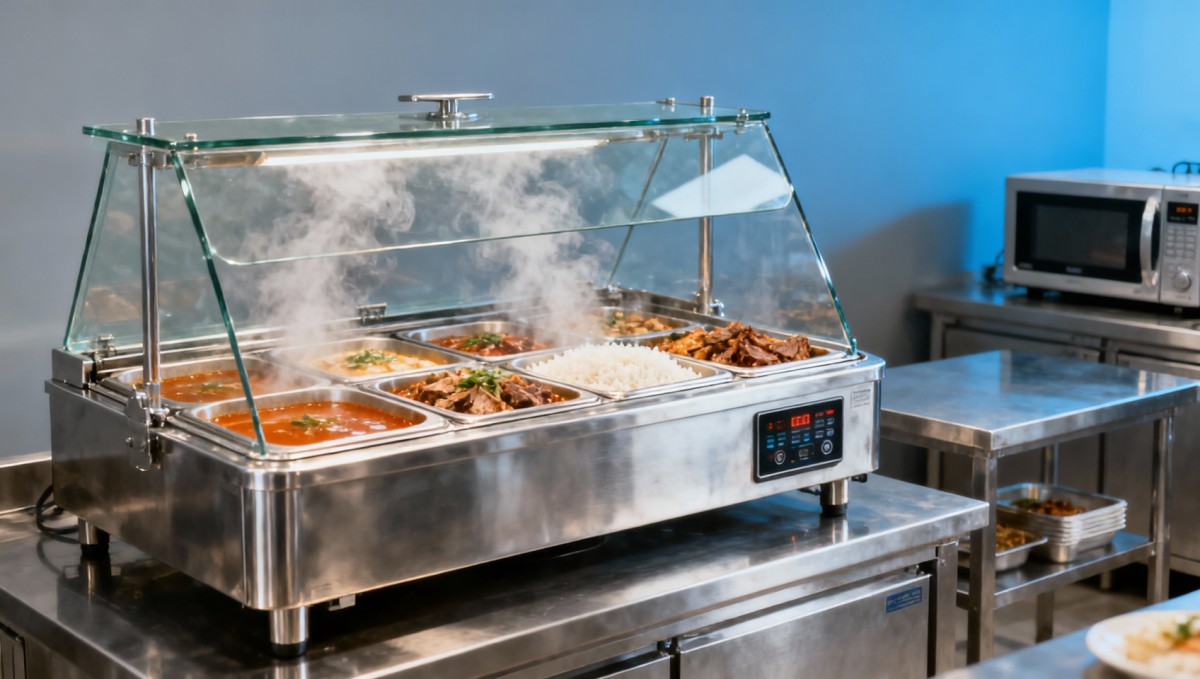 Buffet warmer equipment that looks premium but heats unevenly