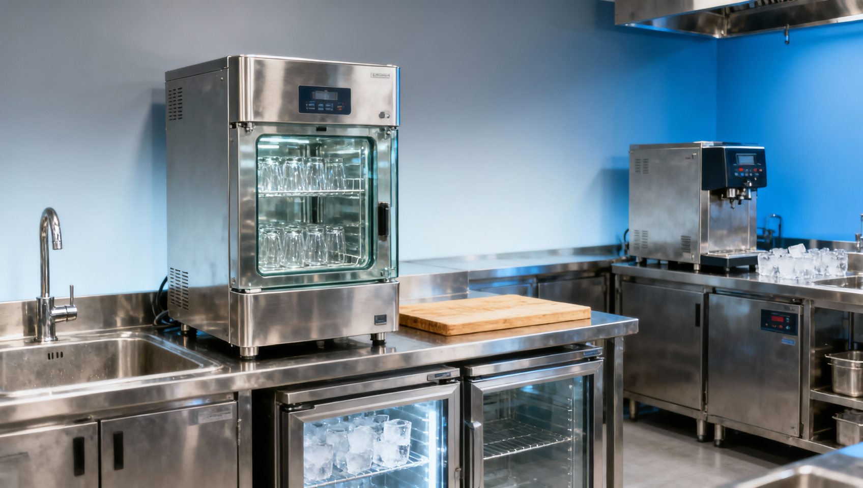 Glass washer machine imports are moving toward compact models