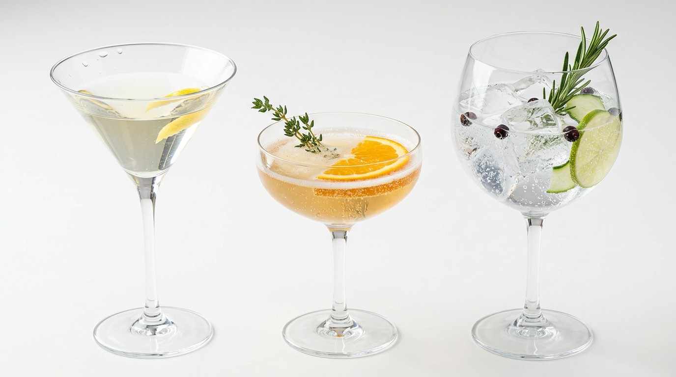 Glass Cocktail Cup Shapes That Improve Drink Presentation
