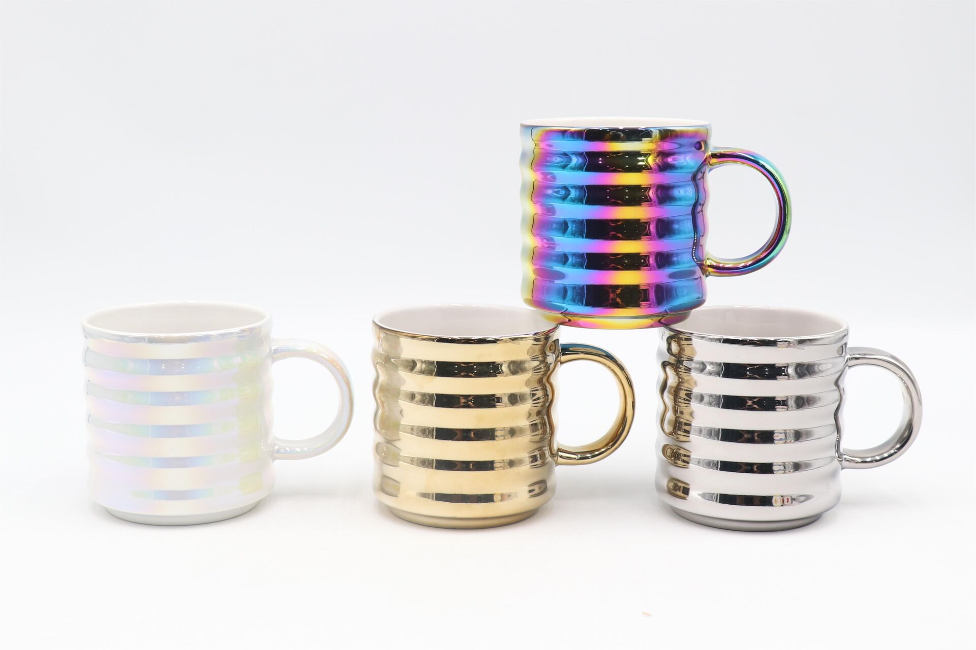 Electroplated cup，Electroplated Ceramic Coffee Mug