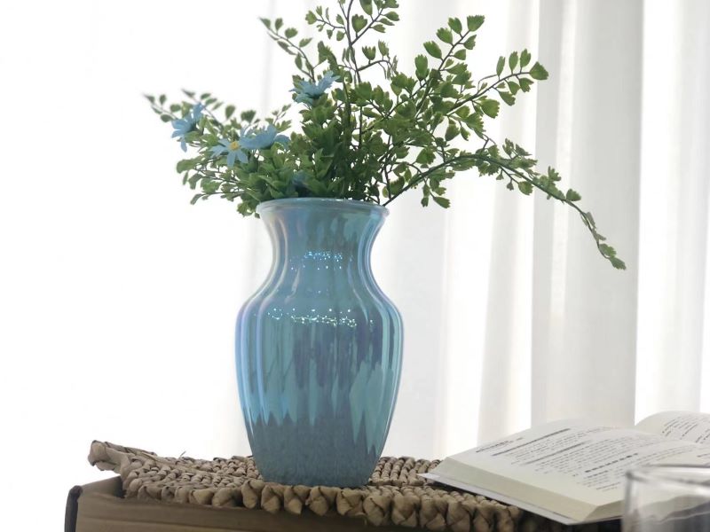 Glass Flower Vase: Hydroponic Vase Decorative Plant Glass Pots for Weddings Party Events Home Office Dinning Living Room