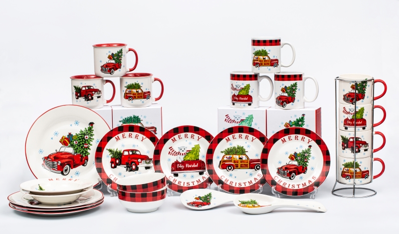 Christmas Decorations Party Supplies Dinnerware Sets