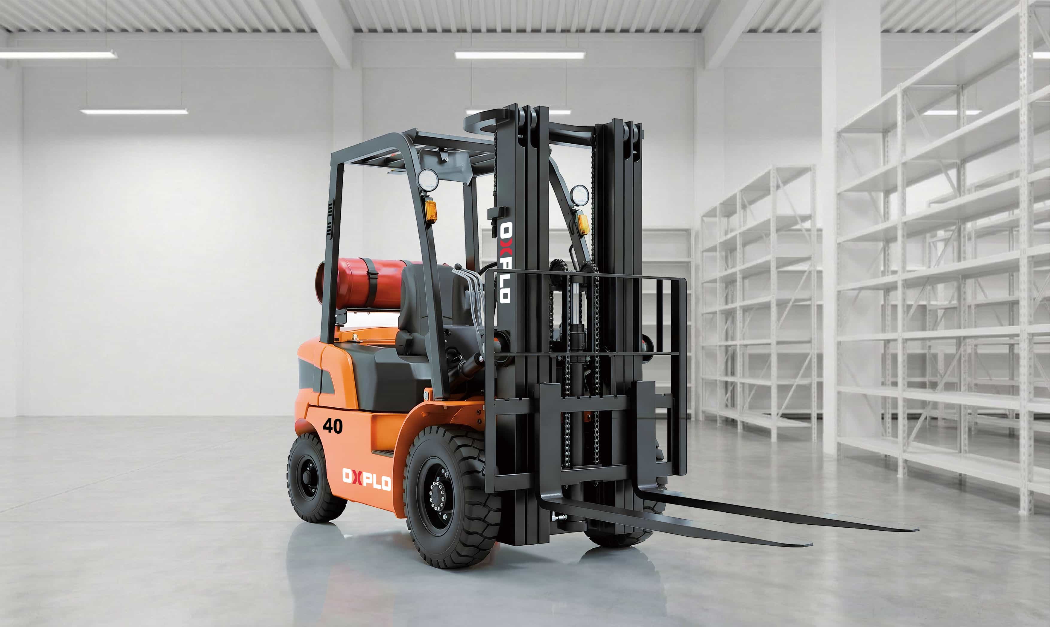 OX-G40 | Carretilla elevadora de doble combustible de 4 toneladas