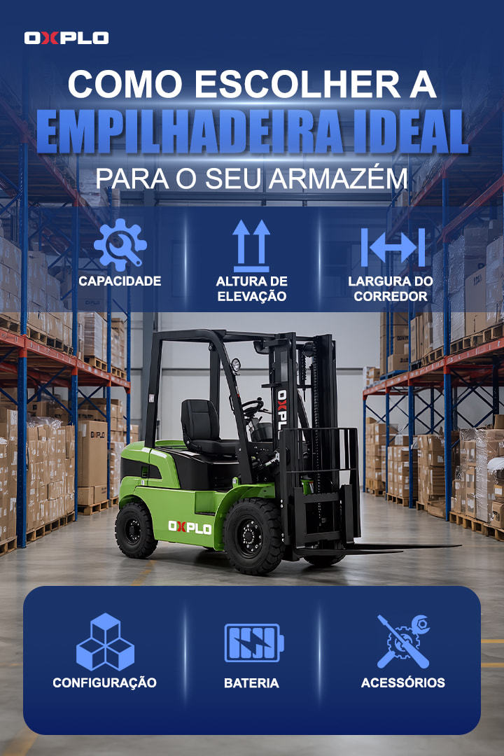 OXPLO Empilhadeira a Lítio OXPLO Empilhadeira a Lítio