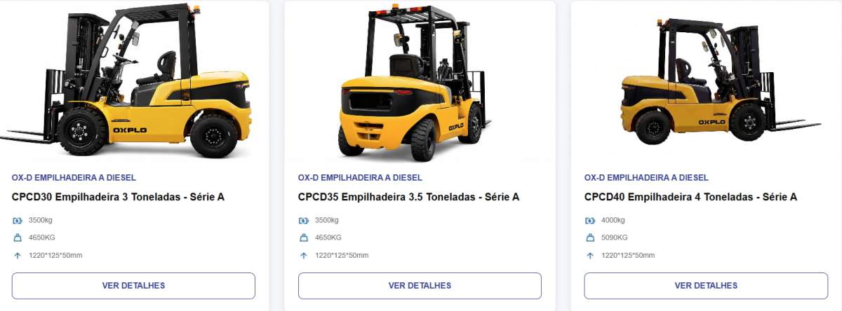 /></p><p style= Empilhadeira Contrabalançada OXPLO