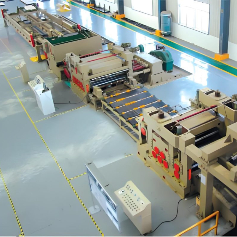 Линия размотки, правки, резки и штабелирования нержавеющей стали