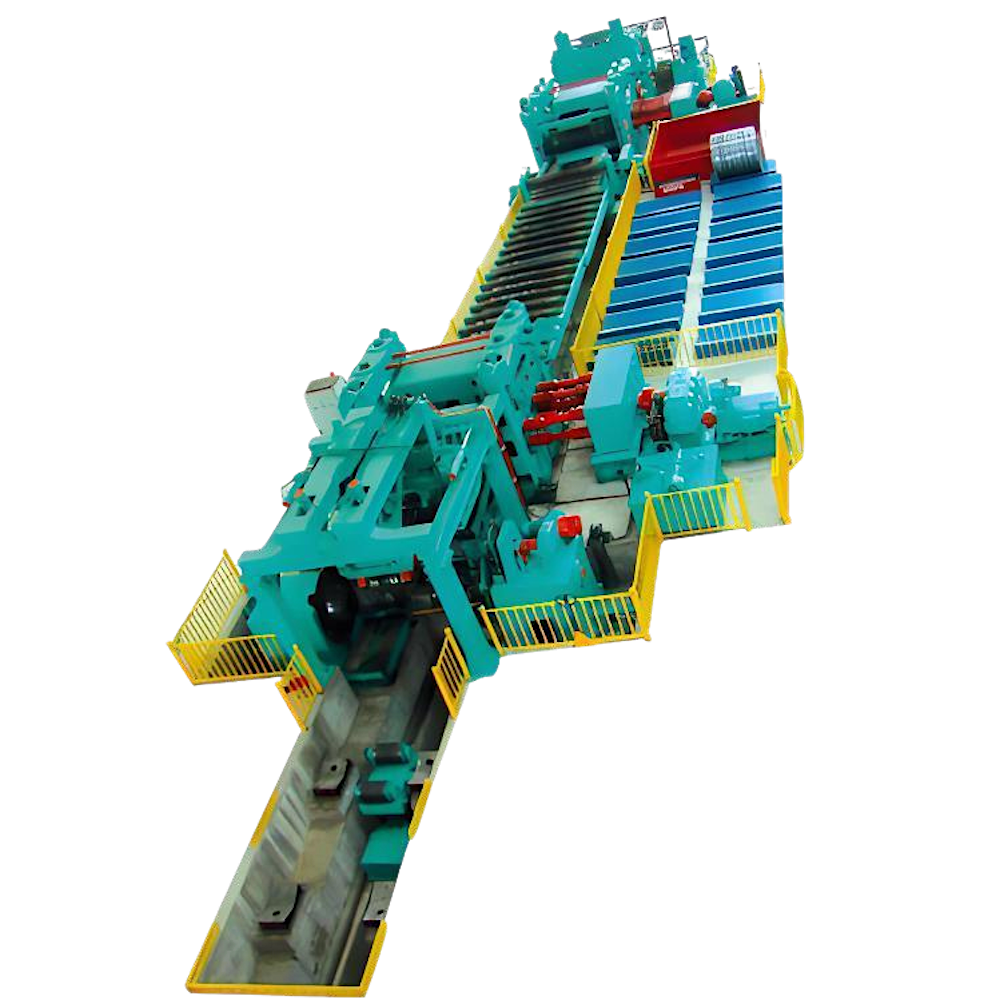 Линия размотки, правки, резки и штабелирования горячекатаных листов