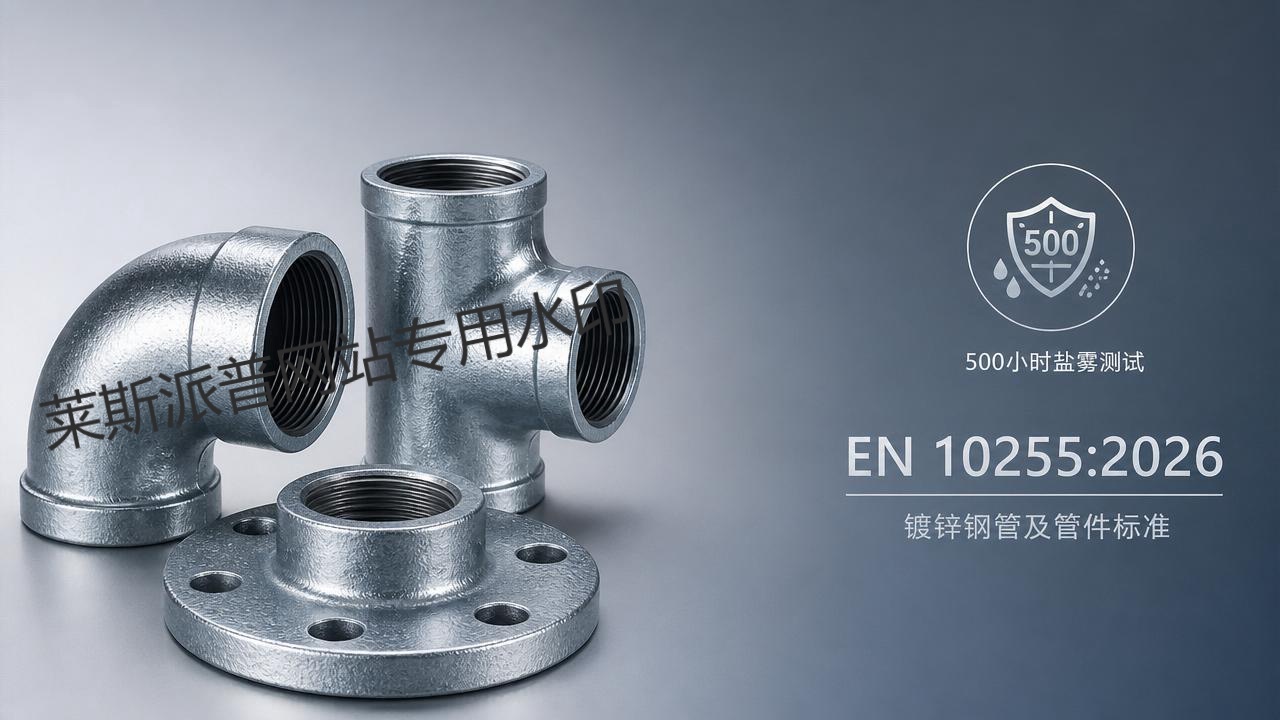 欧盟EN 10255:2026修订版生效:镀锌管件出口须通过新涂层附着力与盐雾测试 欧盟EN 10255:2026修订版生效:镀锌管件出口须通过新涂层附着力与盐雾测试