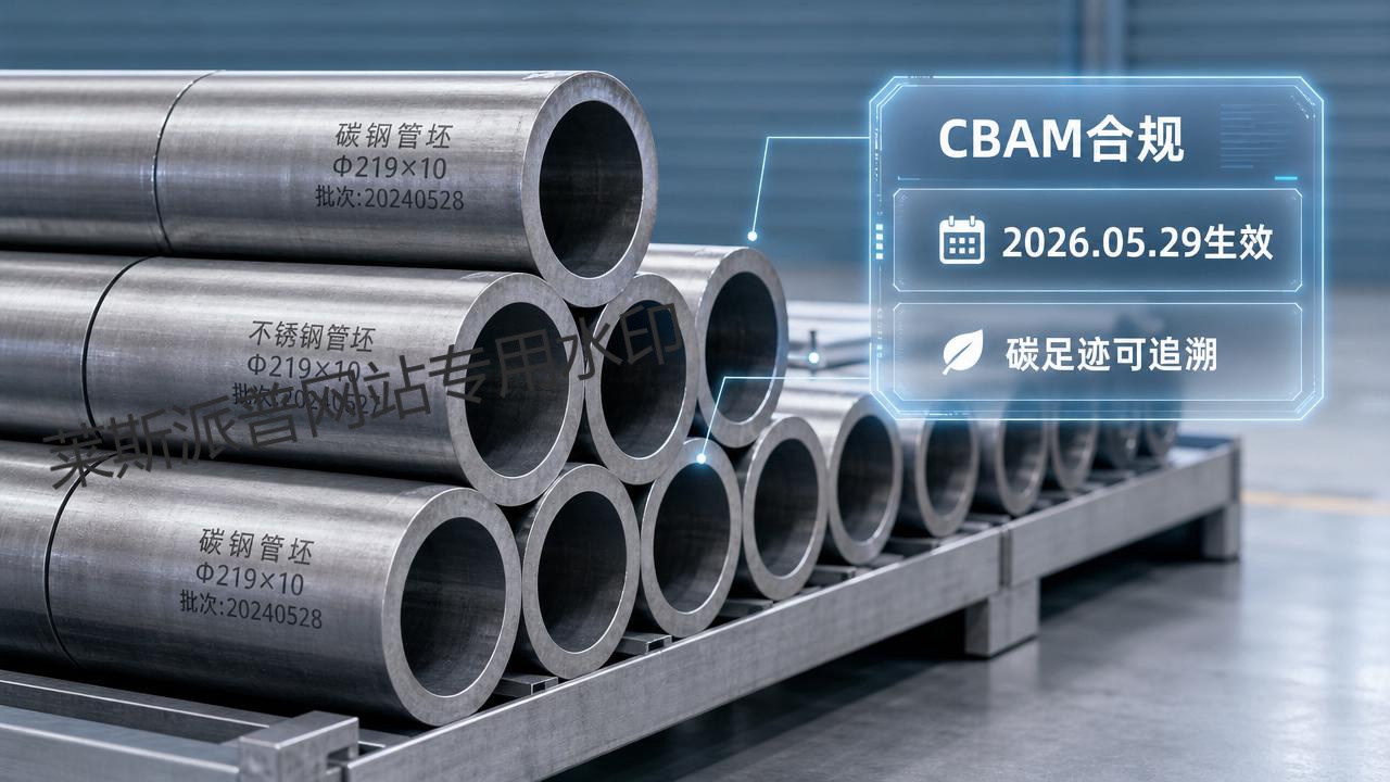 欧盟CBAM将于2026年5月29日扩展至管件用钢材,出口须同步申报碳排放 欧盟CBAM将于2026年5月29日扩展至管件用钢材,出口须同步申报碳排放