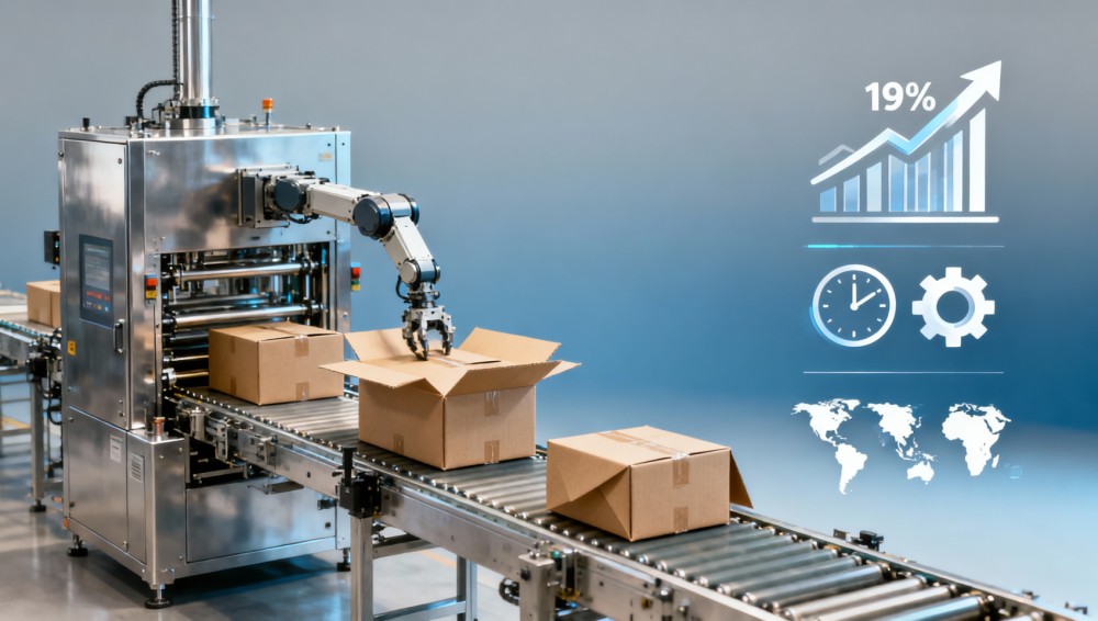 Packaging equipment exports surged 19% in 2025 — yet buyers report longer lead times than last cycle