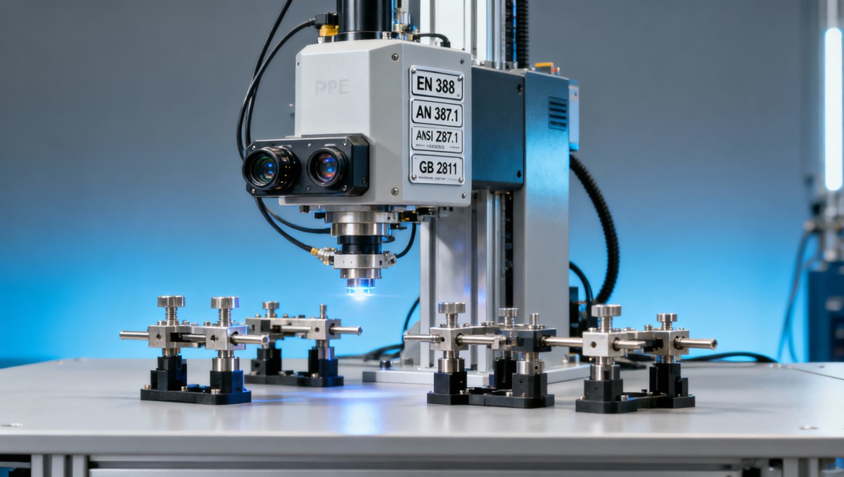 What trade resources do safety managers rely on when vetting PPE suppliers for global compliance?