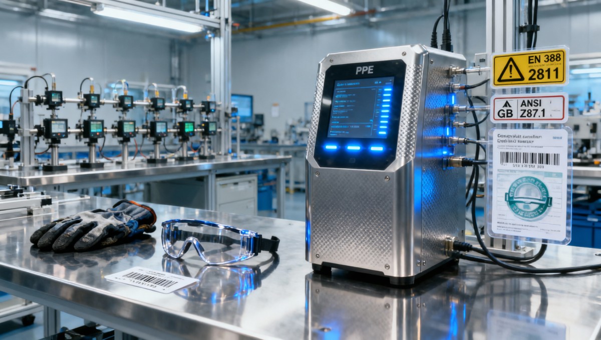 What trade resources do safety managers rely on when vetting PPE suppliers for global compliance?