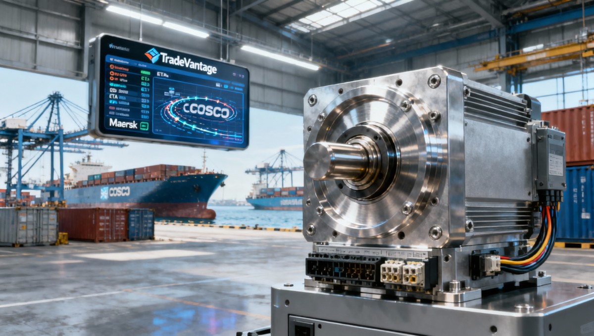 Do industrial databases include live shipment tracking links—or just static port codes?