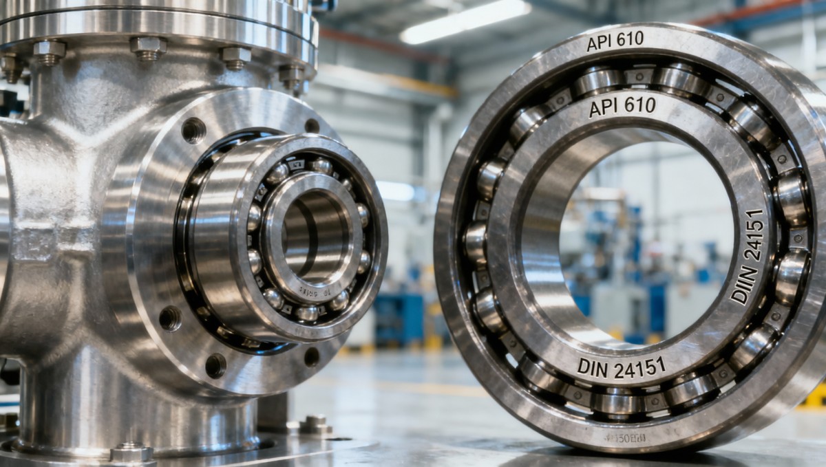 Why bearings procurement managers require API 610 or DIN 24151 compliance tags in industrial databases