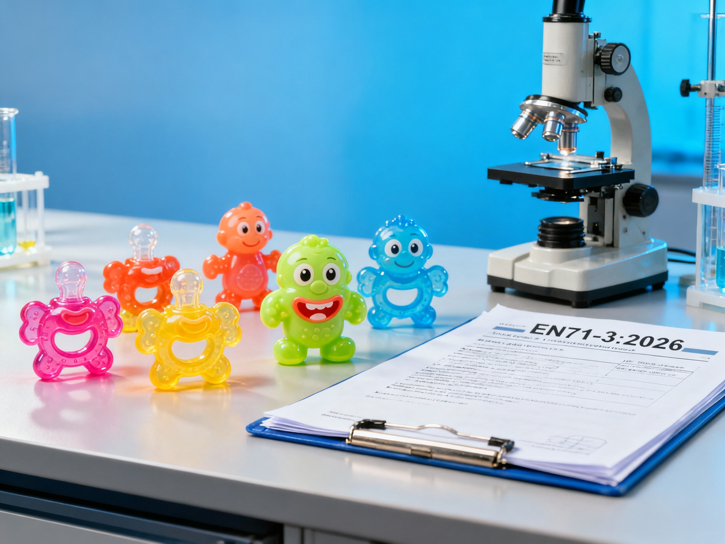 EU Updates EN71-3:2026 Appendix F, Tightens Soluble Barium Limit to 5mg/kg: Chinese Soft Plastic Baby Toys Face Batch Retesting and Formula Adjustments
