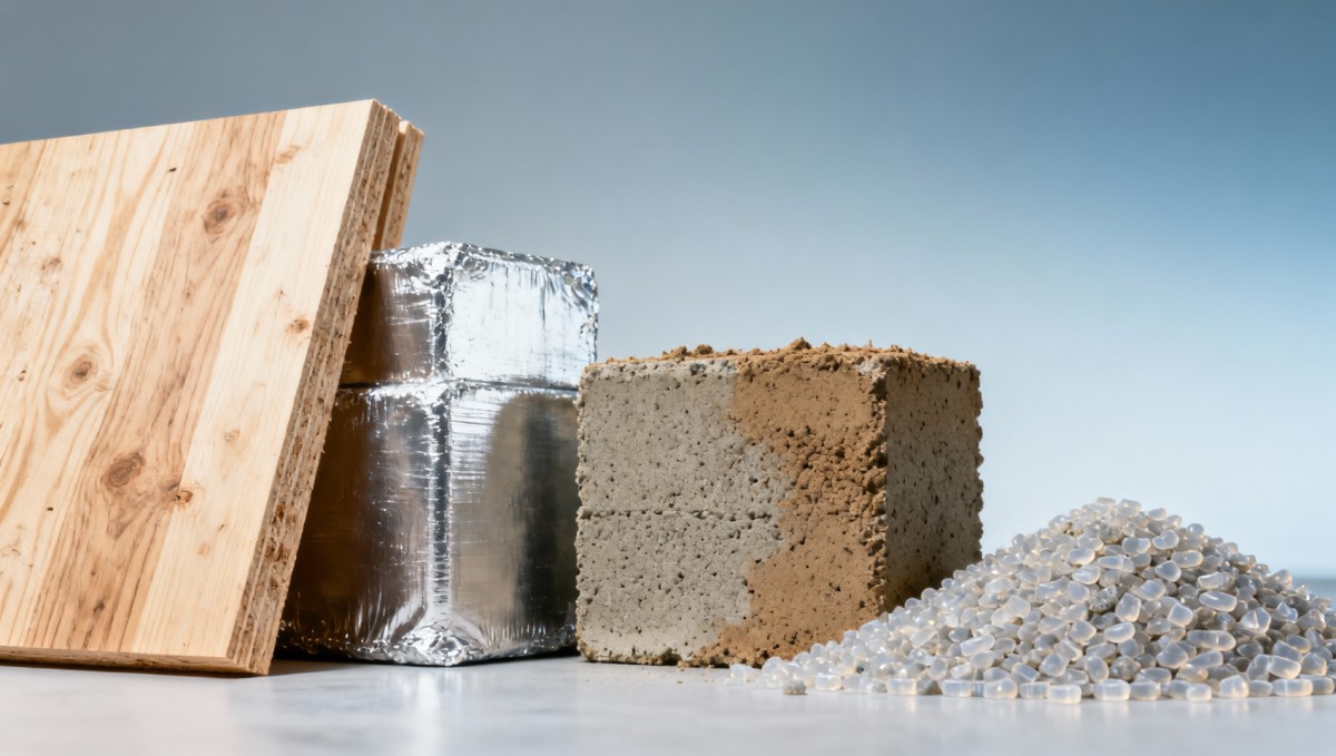 Sustainable building materials rated A+ for carbon footprint — but what about embodied water or transport emissions?