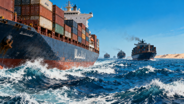 Red Sea Route Rates Surge 104.2%, Alternative Routes Face Capacity Crunch