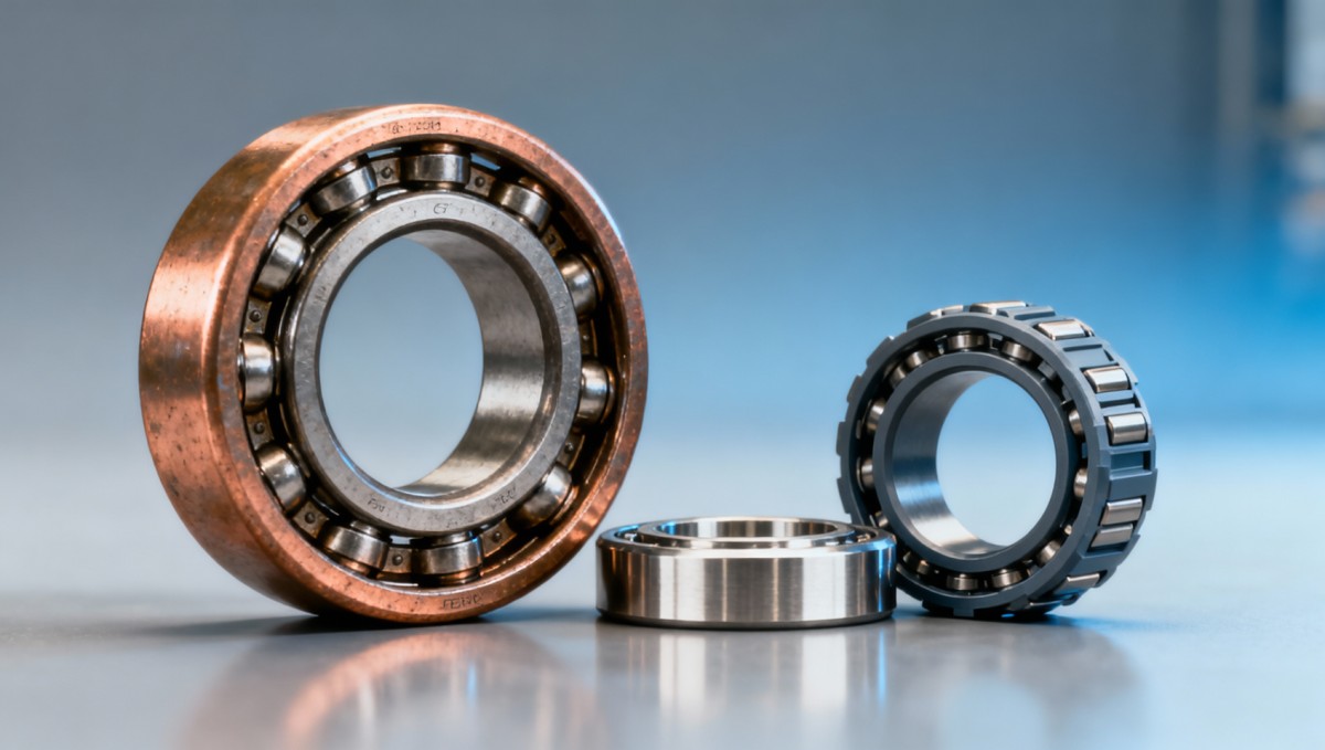 Do bearings manufacturers still use lead-based cage materials in non-automotive applications?