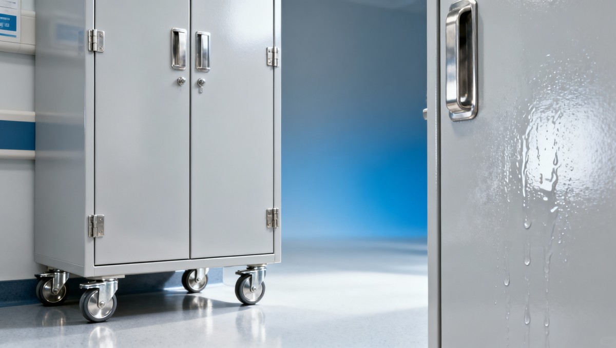 Hospital furniture tested for ISO 13485 — but does that cover daily disinfection stress?