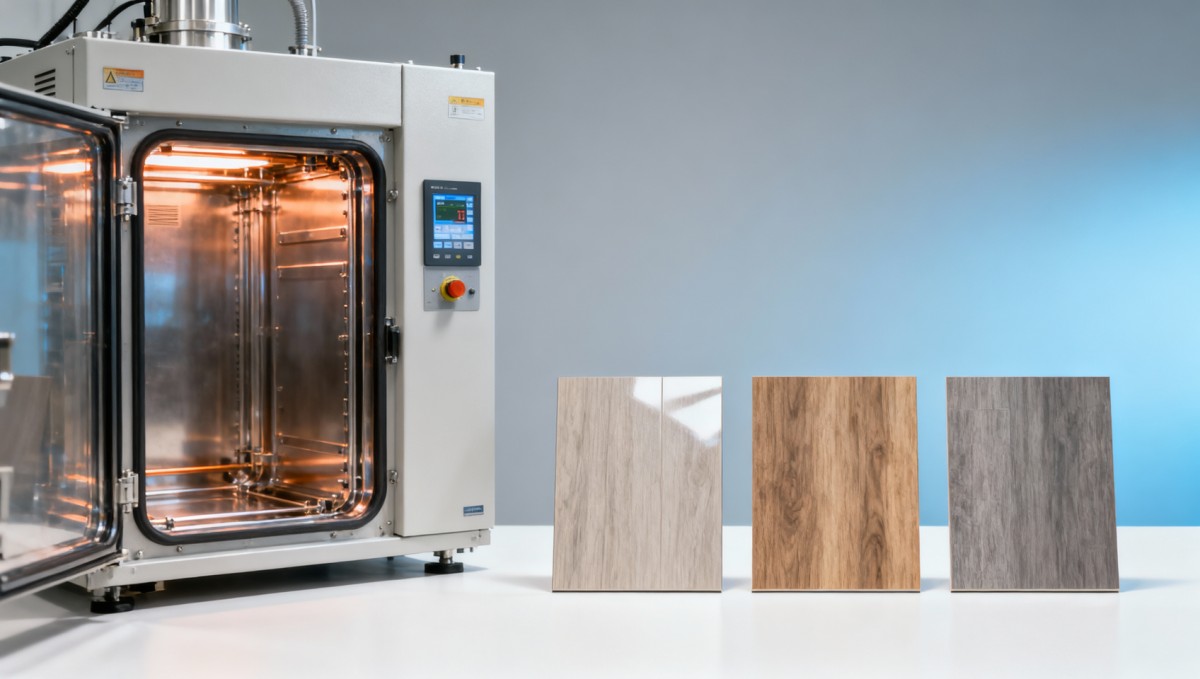 Flooring materials with low VOC claims—do they still off-gas formaldehyde under heat?