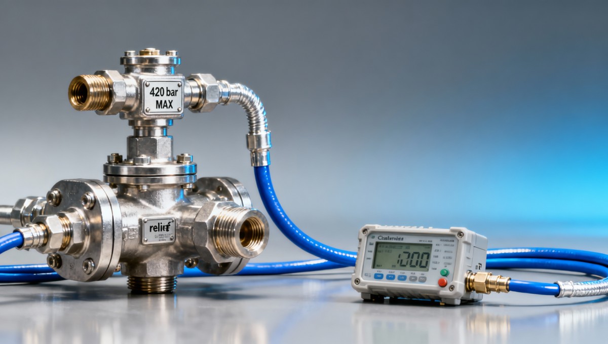 Hydraulic parts rated for 300 bar—but actual system spikes hit 420 bar Hydraulic parts rated for 300 bar—but actual system spikes hit 420 bar