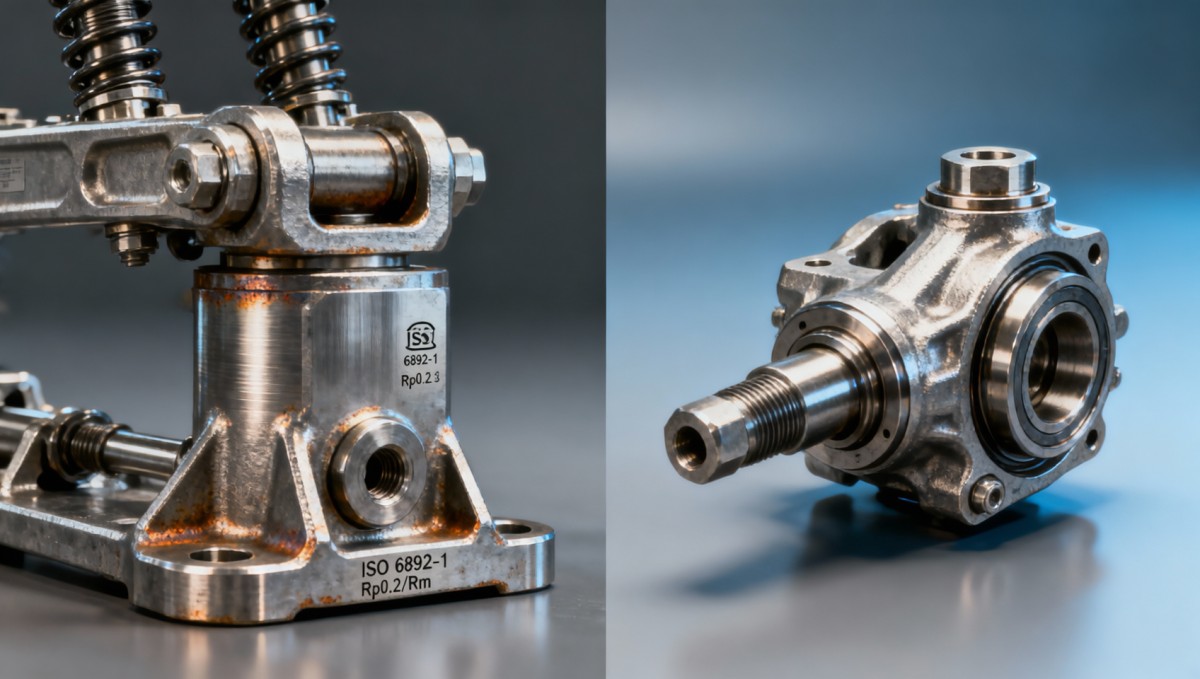 Chassis parts with mismatched tensile strength specs—why yield vs