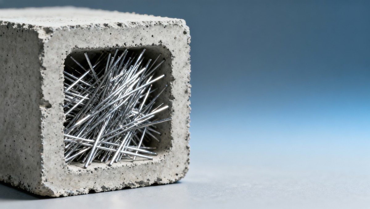 Steel fiber for concrete improves crack control—but only if dispersion is uniform