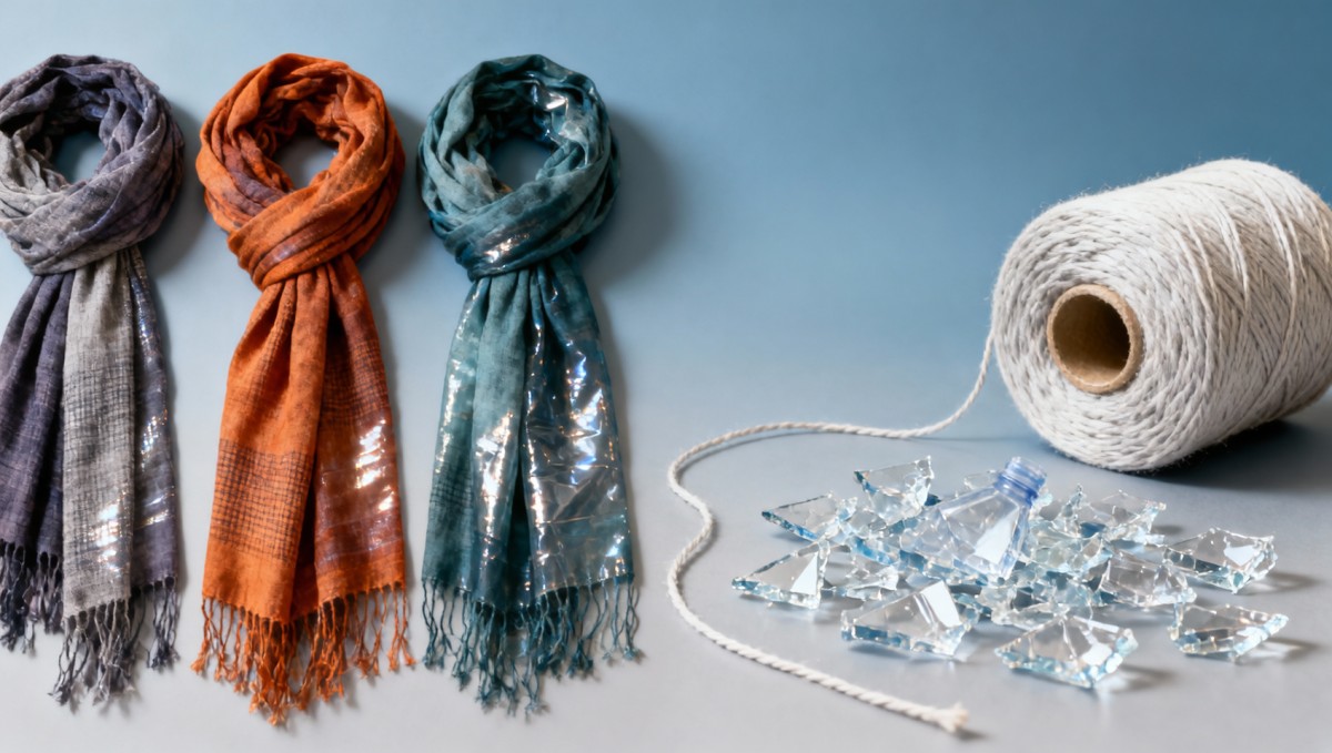 Scarves and wraps made from post-consumer waste—do they pill less or just cost more?