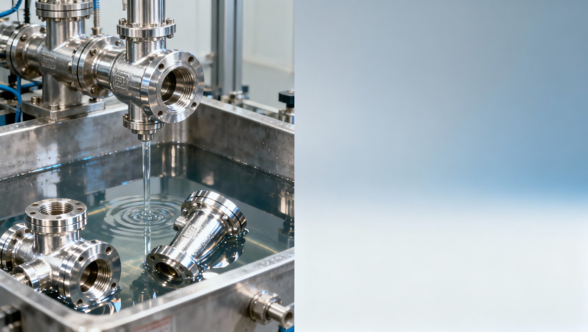 Valve production surface finish inconsistencies after electropolishing — is bath contamination the cause?