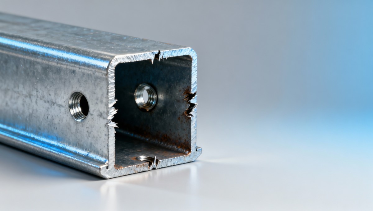 Galvanized C channel steel corrosion at bolt holes — zinc coating thickness isn’t the only factor
