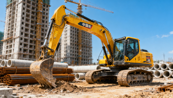 China's Construction Machinery Exports Up 33.4% YoY in Jan–Feb 2026