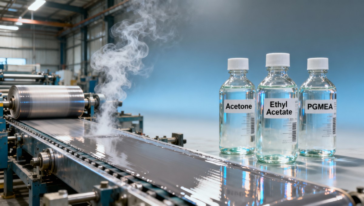 Solvents that evaporate too quickly for industrial coating applications