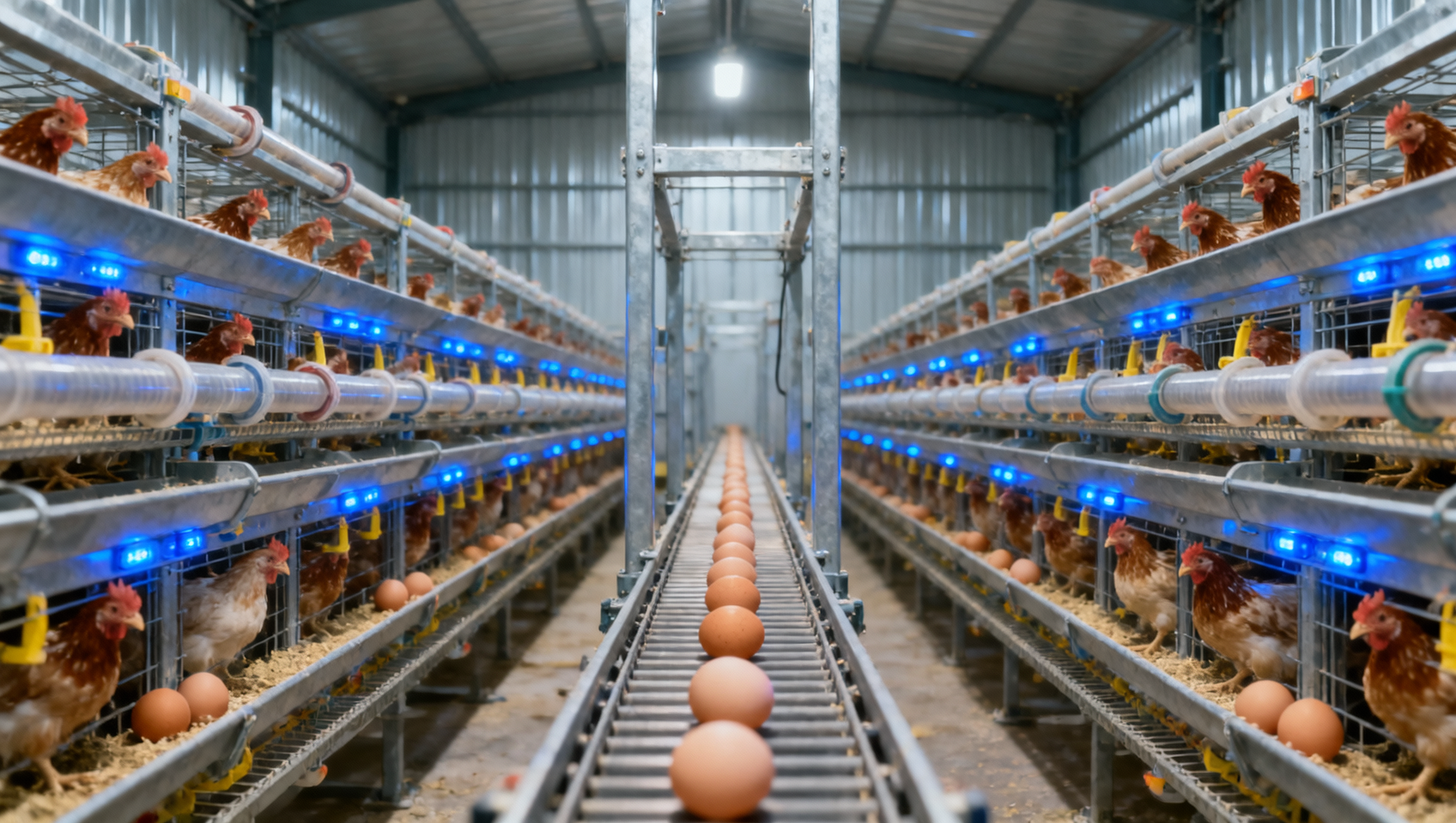 Automation in Egg Production: Why High-Density Cage Systems Continue to Gain Ground