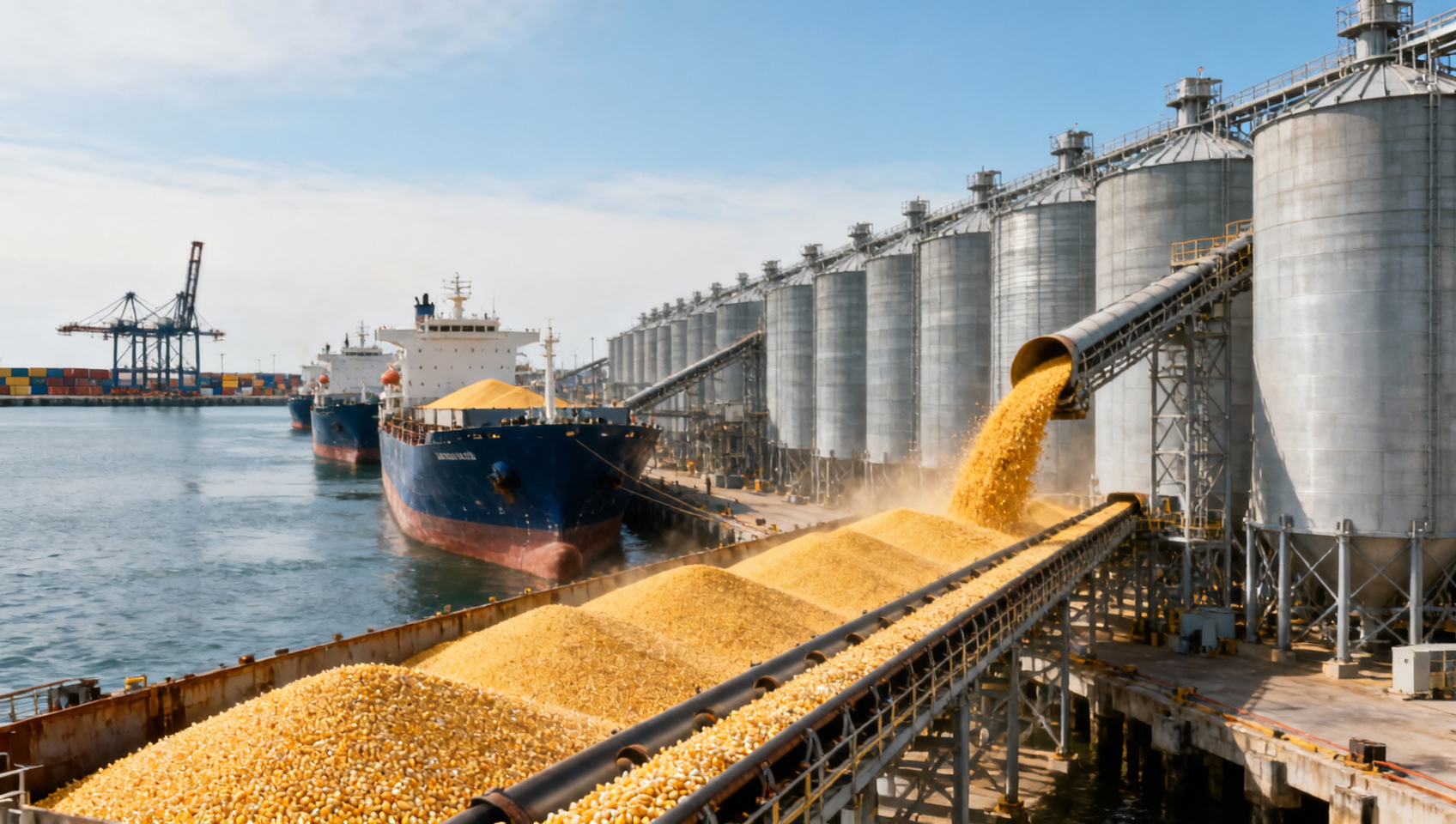 Agriculture market updates show corn basis widened dramatically in U.S. Gulf ports — logistics bottlenecks or structural shift?