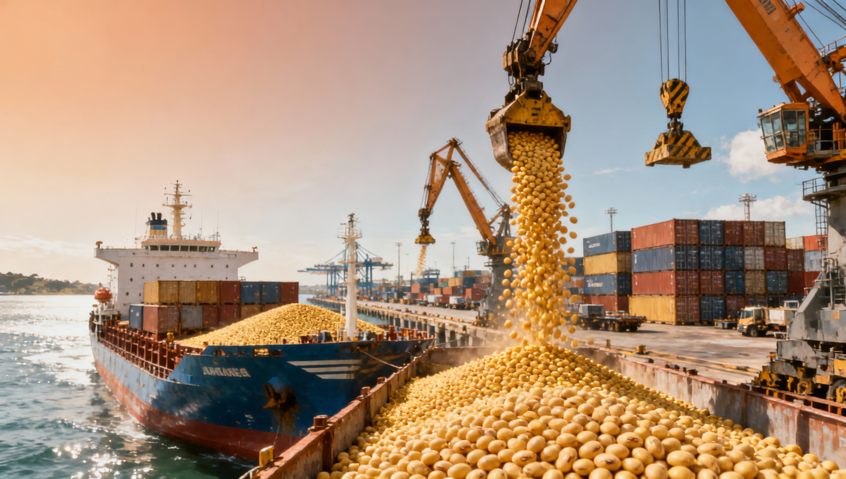 U.S. Soybean Exports to China Plunge 48.5%, Global Trade Shifts to South America
