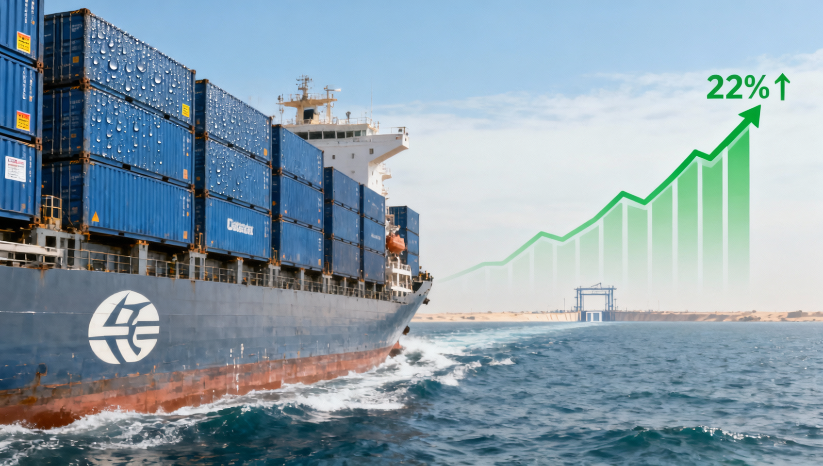 Red Sea Crisis Deepens: Suez Transit Down 31%, China–Middle East Agri-Freight Up 22%