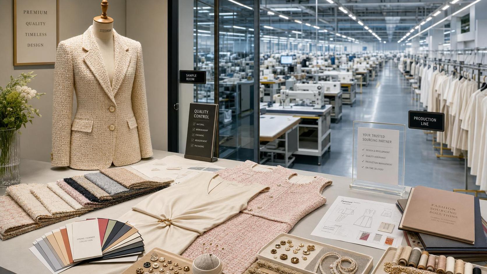Factory or Trader: Which Is Better for High-End Women's Apparel Sourcing?