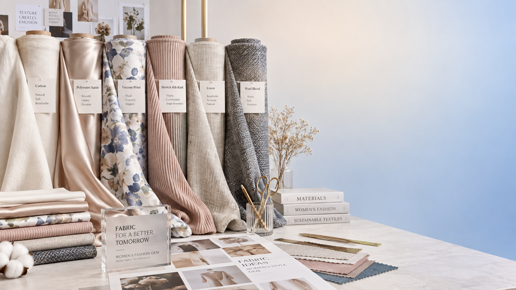 What Fabrics Are Commonly Used in Women’s Clothing OEM Production? What Fabrics Are Commonly Used in Women’s Clothing OEM Production?