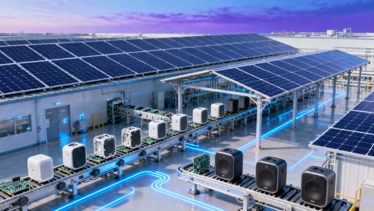 Are Solar PV-Powered Bluetooth Speakers Factories Emerging as Low-Carbon Production Models in 2026?