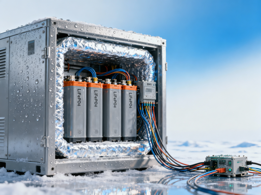 Lifepo4 battery cycle life drops sharply below 10°C—what field data reveals