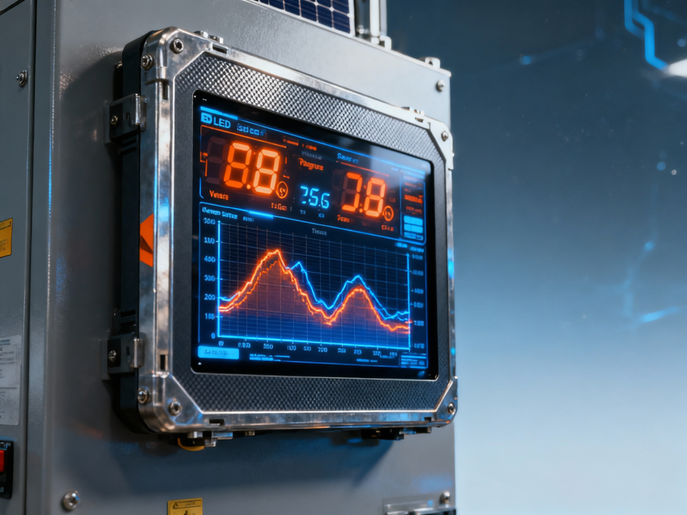 LED displays in solar PV monitoring dashboards—why brightness consistency matters more than resolution