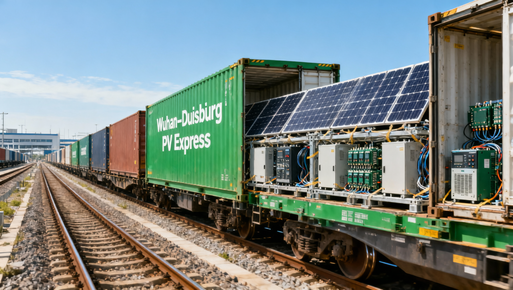Wuhan China-Europe Express Launches PV-Dedicated Train to EU