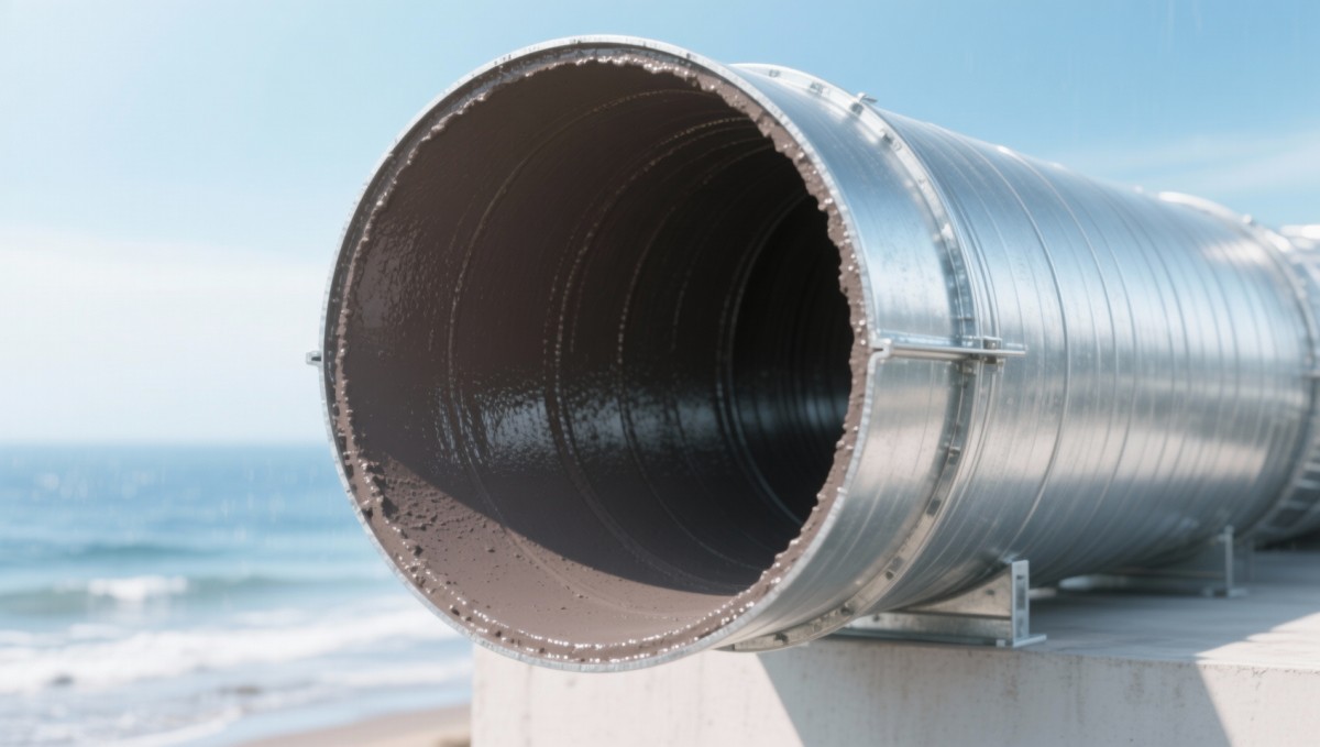 How do specialty chemicals enhance corrosion resistance in HVAC ductwork for high-humidity coastal buildings?